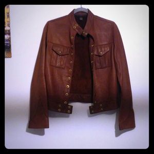 Lucky brand leather jacket. Vintage